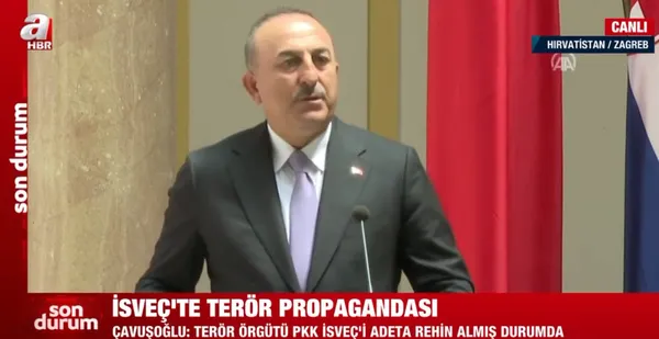 Son dakika: Dışişleri Bakanı Mevlüt Çavuşoğlu'ndan İsveç'teki terör propagandasına tepki! Terörle mücadeledeki gevşekliklerini gösteriyor - 3