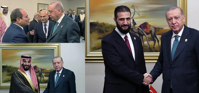 Başkan Erdoğan Katar’da Gazze diplomasisi