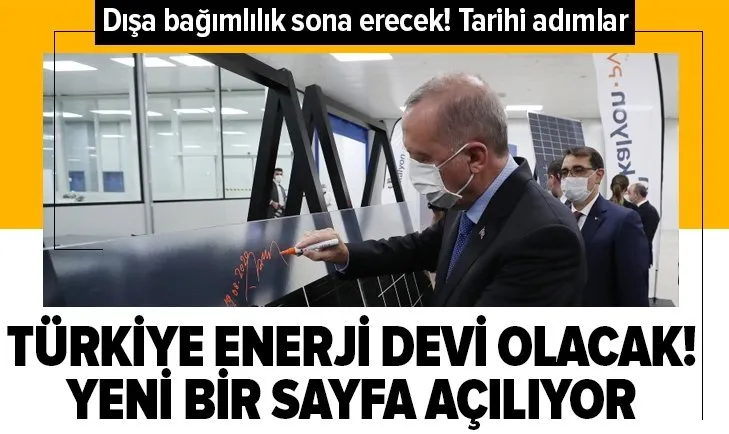 Türkiye enerji devi olacak! Yeni bir sayfa açılıyor