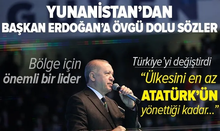 Yunanistan Dışişleri Bakanı Nikos Dendias’tan Başkan Erdoğan’a övgü dolu sözler: Kendi hedeflerine ulaşmada başarılı ve bölgede önemli bir lider