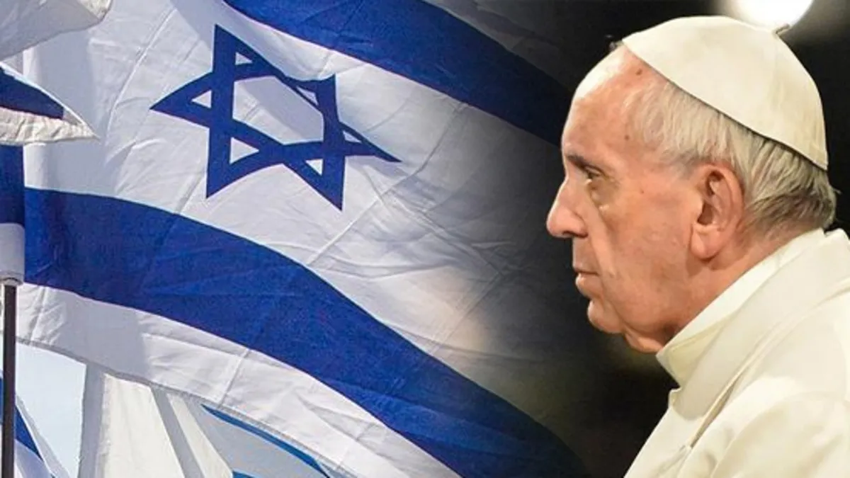 Katil İsrail'den Papa talimatı! Paylaşılan taziye mesajı apar topar silindi