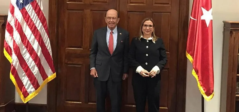 Bakan Ruhsar Pekcan ile ABD'li Bakan Wilbur Ross arasında kritik görüşme