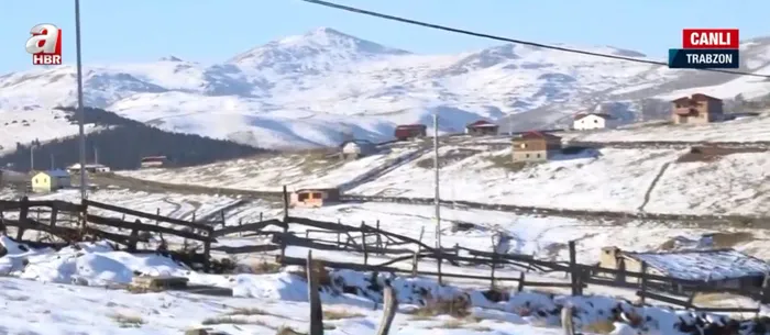Karadeniz’de yaylalar beyaza büründü! İşte Trabzon’da son durum