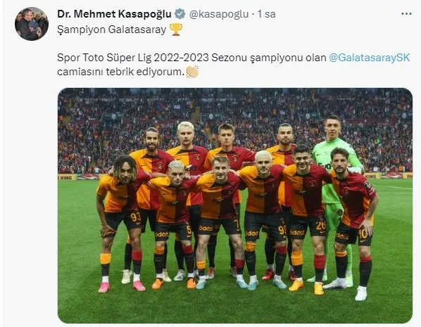 1685477996858.jpg Gençlik ve Spor Bakanı Mehmet Muharrem Kasapoğlu: Galatasaray camiasını ve taraftarını gönülden tebrik ediyorum - 1