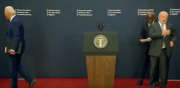 ABD Başkanı Biden, Silva’nın elini sıkmadı! Sinirlenen Brezilya Başkanı el hareketiyle tepki gösterdi