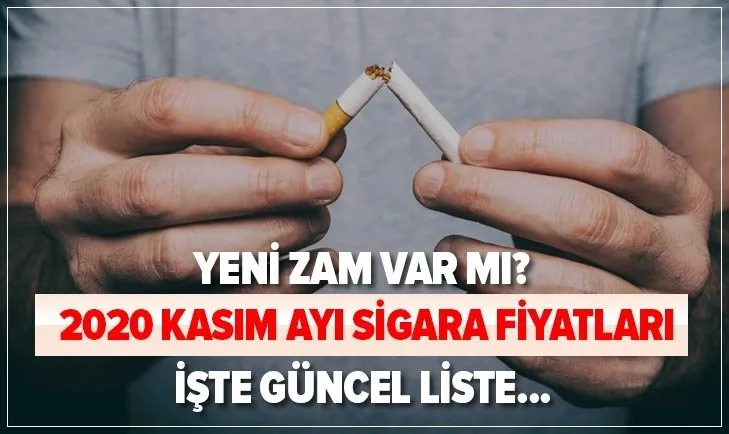 Kasım ayı zamlı sigara fiyat listesi: Sigara fiyatlarına zam var mı? Marlboro, Winston, Kent, Rothmans fiyatları...