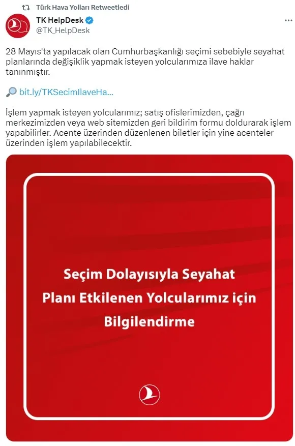 thyden-cumhurbaskanligi-ikinci-tur-seciminde-yolcularina-ilave-haklar-1684182204500.jpg THY'den Cumhurbaşkanlığı ikinci tur seçiminde yolcularına ilave haklar - 1
