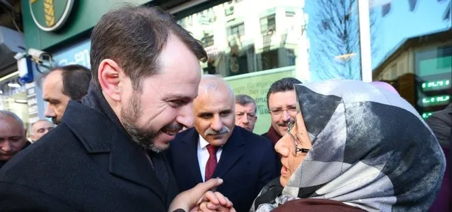 Bakan Albayrak Trabzon’da esnaf ziyaretinde bulundu