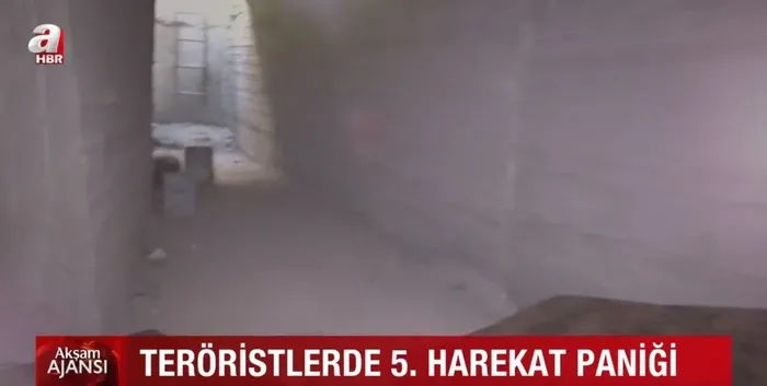 İşte Tel Rıfat’taki PKK/YPG’nin tünel ağı! Araçların geçebileceği büyüklükte...