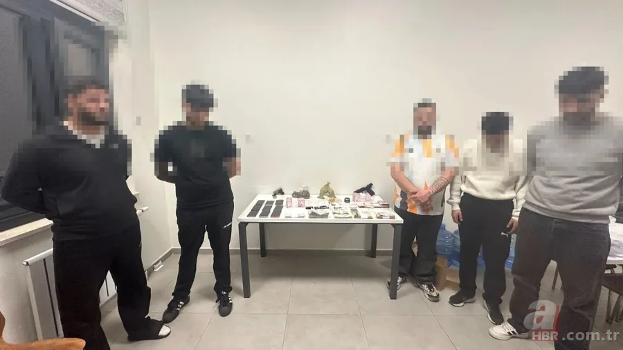 Uyuşturucu satıcılarının zula evine baskın: Biri 18 yaşından küçük 5 şüpheli gözaltında 4