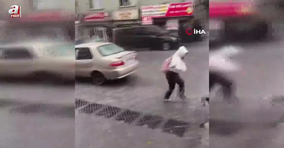İstanbul'a dolu yağdı!