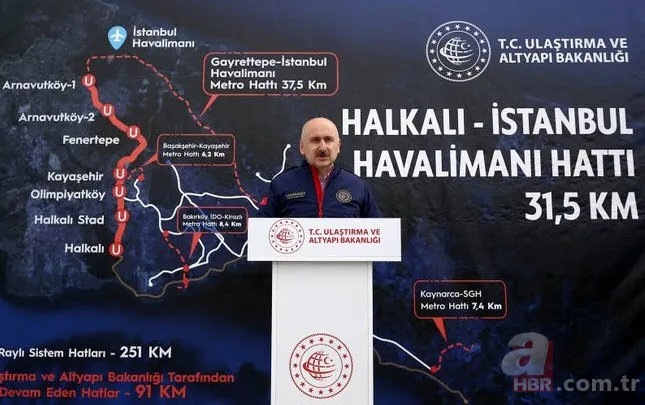 Beşiktaş-Kağıthane-Eyüp-İstanbul Havalimanı Metro Hattı hakkında müjde! İşte İstanbul Havalimanı metro durakları 2