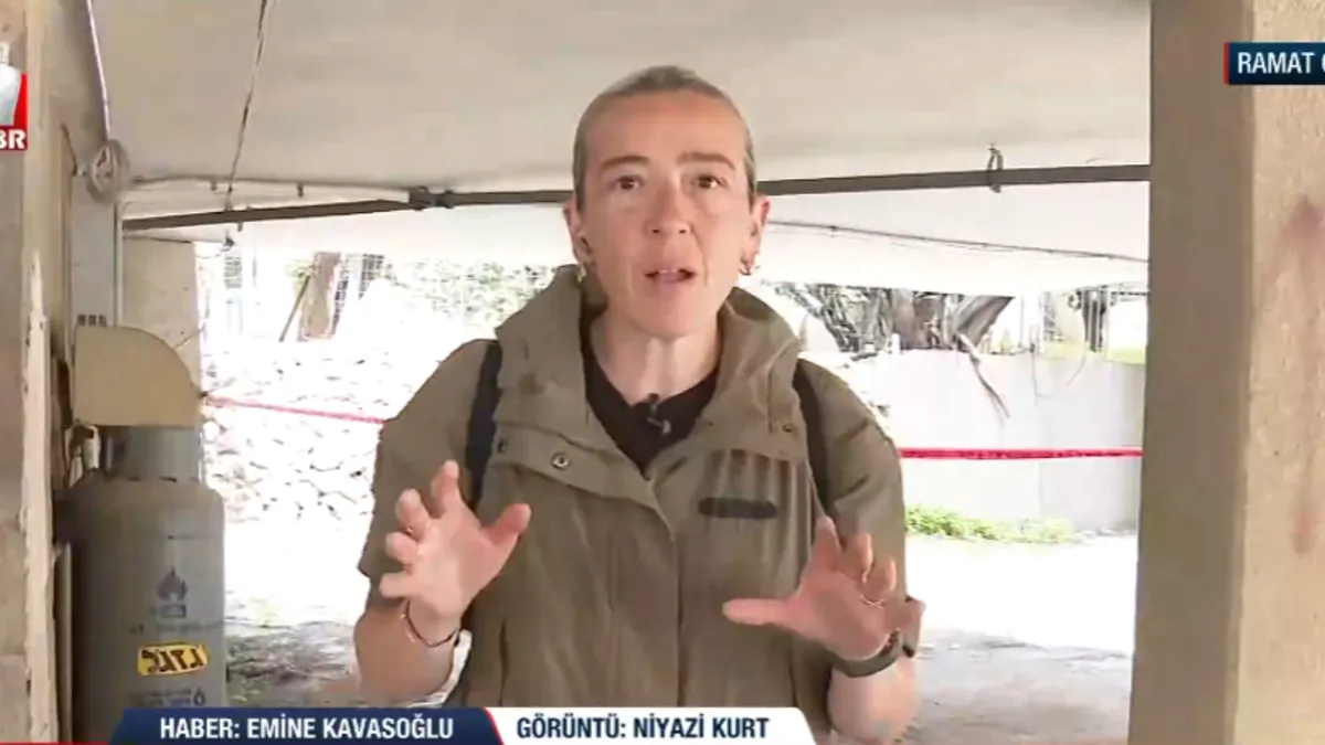 İsrail'e üç cepheden saldırı: A Haber canlı yayınında Tel Aviv'de patlama