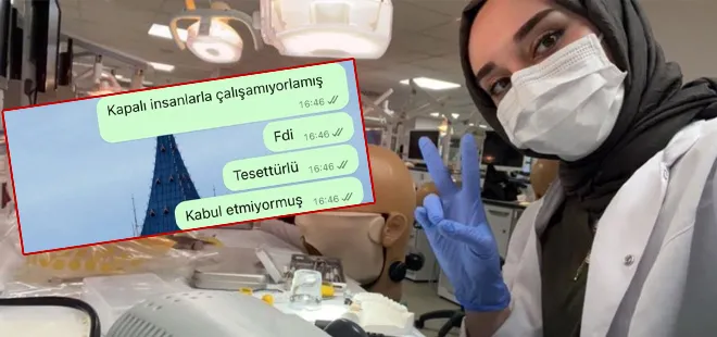 Diş Hekimliği Kongresi’nde skandalı! Başörtülü genç kızı kabul etmediler