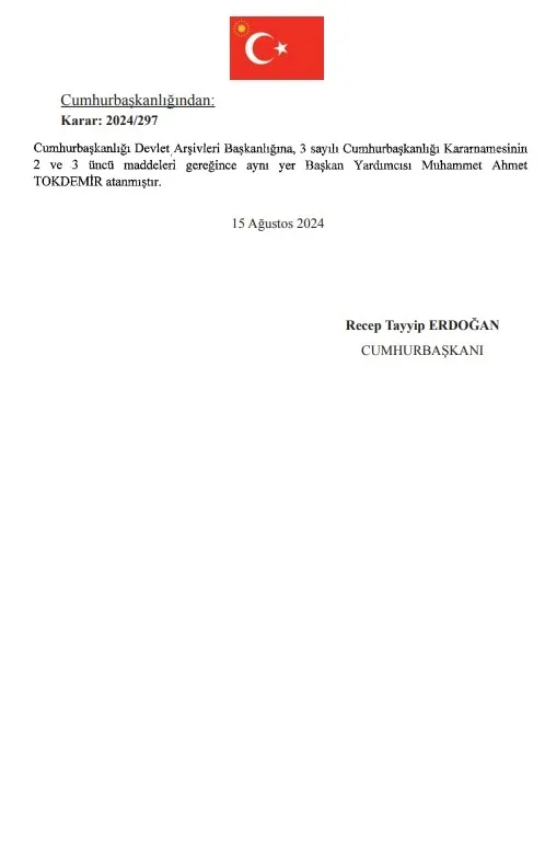 Atama kararları Resmi Gazete'de yayımlandı!