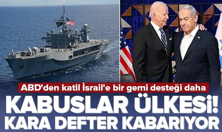 ABD’den katil İsrail’e bir gemi desteği daha