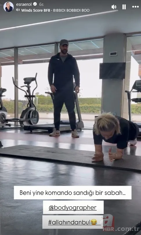 Esra Erol'un spor rutini: "Beni komando sandı" 4