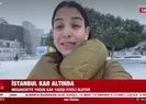 İstanbul kar altında! TIR – Kamyon girişine yasak | A Haber ekipleri bölgede