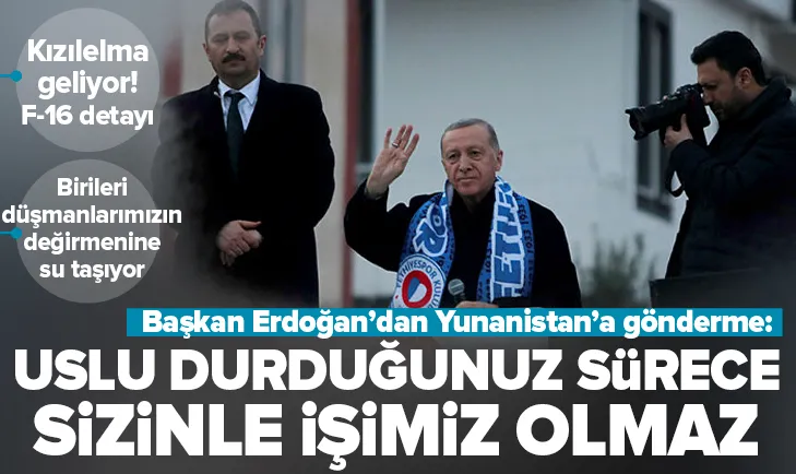 Uslu dururlarsa onlarla işimiz olmaz