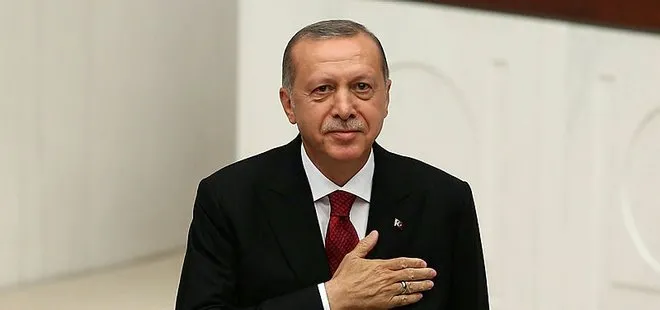 Yeni sistemin ilk günü! Cumhurbaşkanı Erdoğan TBMM’de yeminini etti