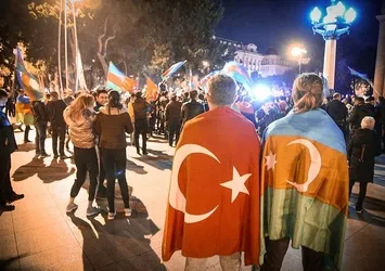 Türkiye'den Karabağ açıklaması: Bayrak ve ezan Karabağ'da yeniden yükseldi!