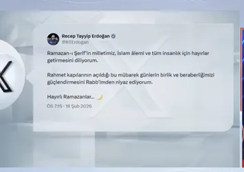 Başkan Erdoğan'dan ramazan mesajı