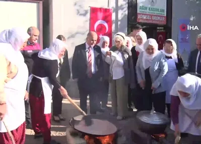 Ağın’da yöresel leblebi yapımı etkinliği