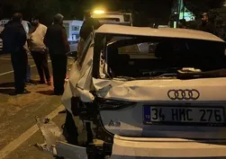 Sarıyer’de karşı şeritten gelen araç dehşet saçtı! 6 otomobil hurdaya döndü