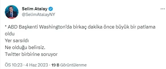 ABD'nin başkenti Washington’da büyük patlama - 1