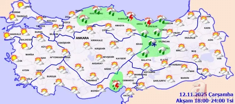 Yeni dalga “Kış Başladı” dedirtecek! Meteoroloji’den sarı alarm: Yağmur ve kar geliyor! İstanbul, Balıkesir, Zonguldak... 12