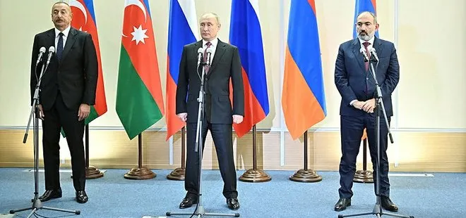 Rusya-Azerbaycan-Ermenistan’dan ortak bildiri: Sınırların tekrar belirlenmesi için...