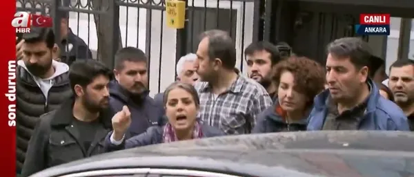 Son dakika: Acılı ailelerden HDP’ye siyah çelenk! HDP’li vekil ve aileler arasında gerginlik
