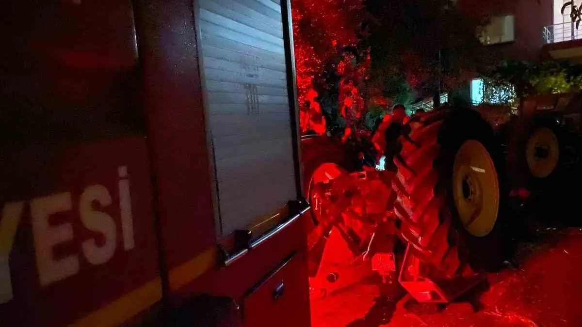 Bozdoğan’da traktör devrildi: 1 ölü