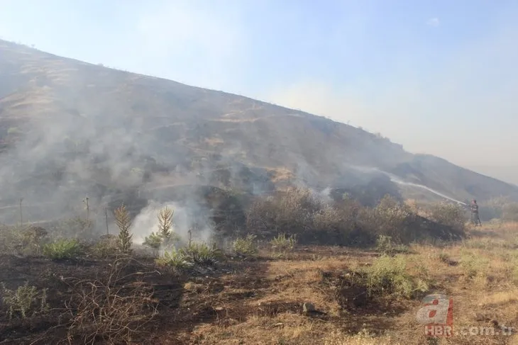 Manisa’da korkutan orman yangını! 105 dönüm alan zarar gördü