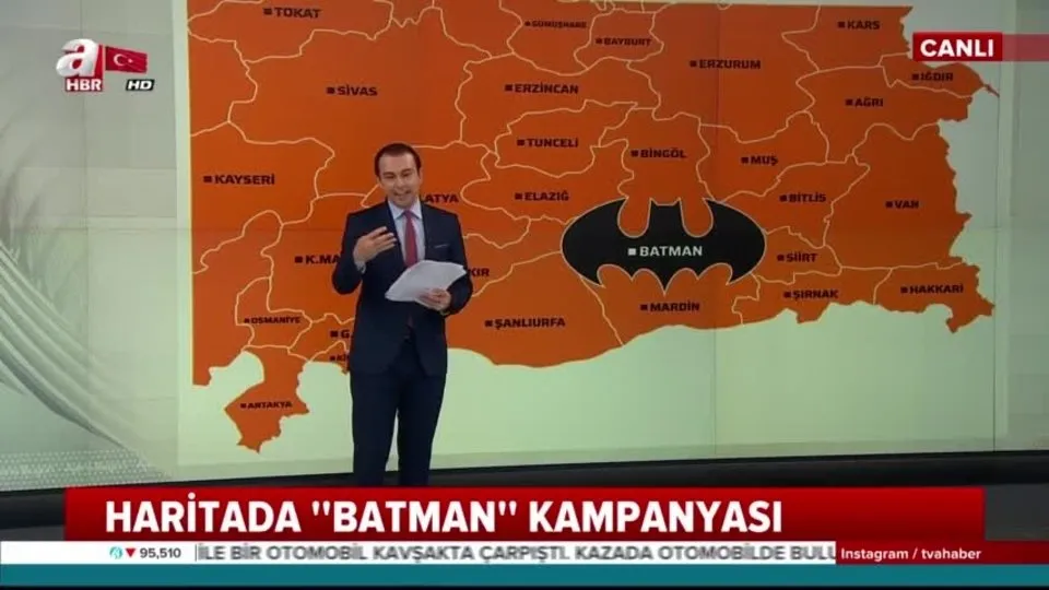 Haritada Batman Kampanyasi Ahaber Video Izle