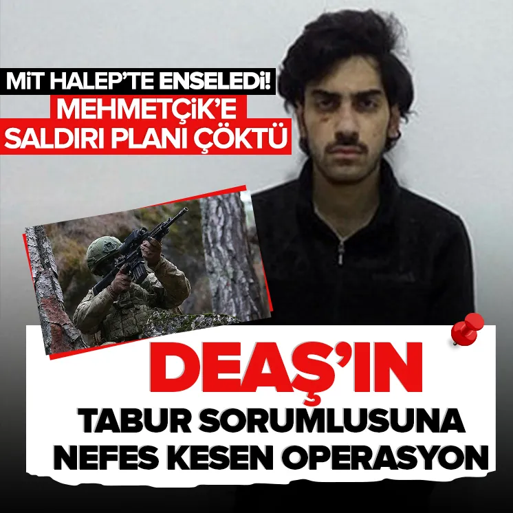 MİTten operasyon! DEAŞlı hain Halepte yakaladı