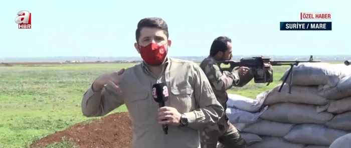 Son dakika: A Haber Suriye'de! YPG'li teröristler böyle görüntülendi - 2