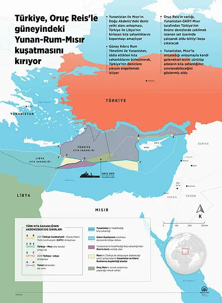 Güney Kıbrıs’ın Oruç Reis paniği! Türkiye’ye küstah tehdit: Personeli tutuklarız