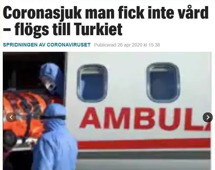 Türkiye’nin Emrullah Gülüşken’i yurda getirmesi İsveç basınında büyük ses getirdi