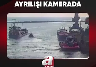 GEMİNİN LİMANDAN AYRILIŞI KAMERADA