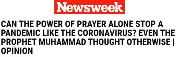 ABD basını koronavirüse karşı verilen mücadelede Hz. Muhammed'i örnek gösterdi ve “Temizlik” vurgusu yaptı - 1