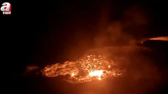 Kılauea yanardağı 1 yılda 38. kez patladı