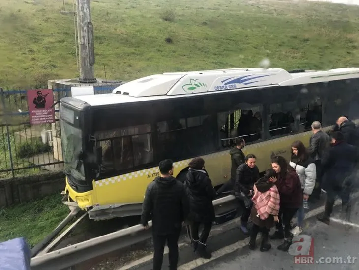 Son dakika: Sefaköy’de İETT otobüsü kaza yaptı: Yaralılar var! Yolcular camlar kırılarak çıkarıldı