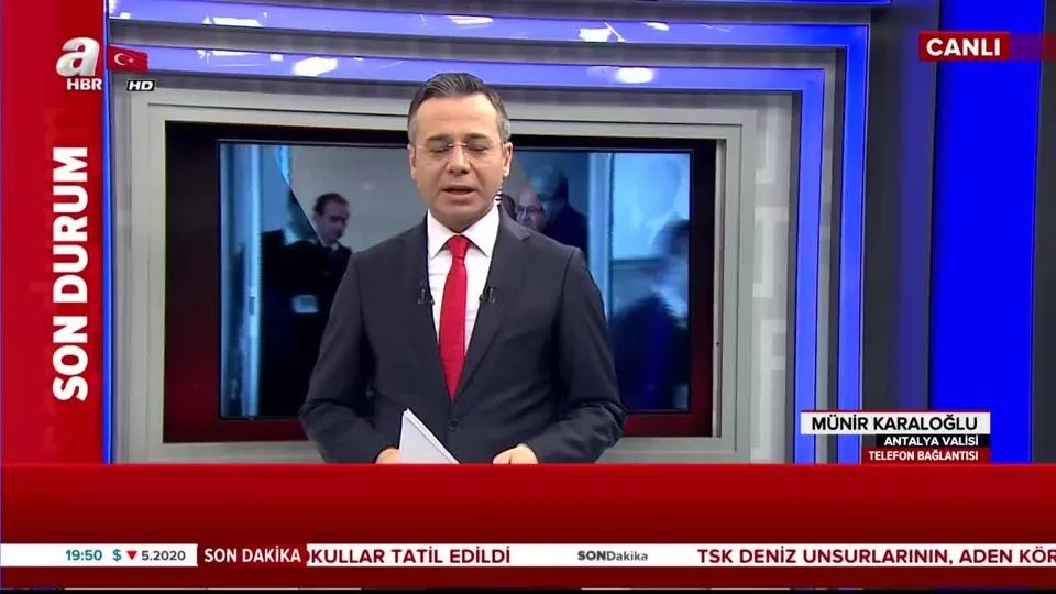 Antalya Valisi A Haber canlı yayınında açıkladı! Okullar tatil edildi mi?