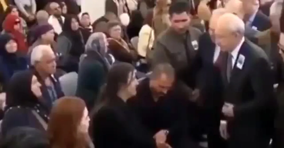 Şehit babası Kemal Kılıçdaroğlu'yla tokalaşmadı
