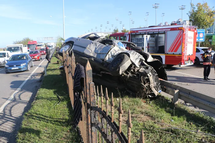 Son dakika: Trabzon'da korkunç kaza! Duygu öldü, 3’ü çocuk 4 kişi yaralı - 1