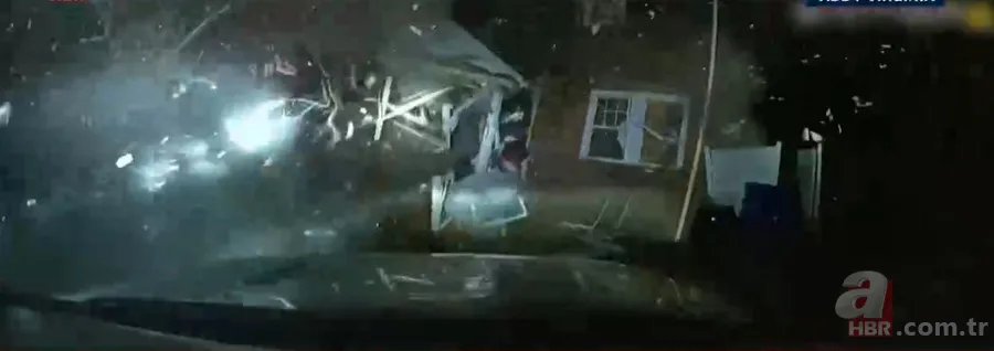 Evini kendisi de içindeyken böyle patlattı! Korkunç anlar saniye saniye kamerada 9