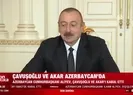 Azerbaycan Cumhurbaşkanı Aliyev Mevlüt Çavuşoğlu ve Hulusi Akarı kabul etti