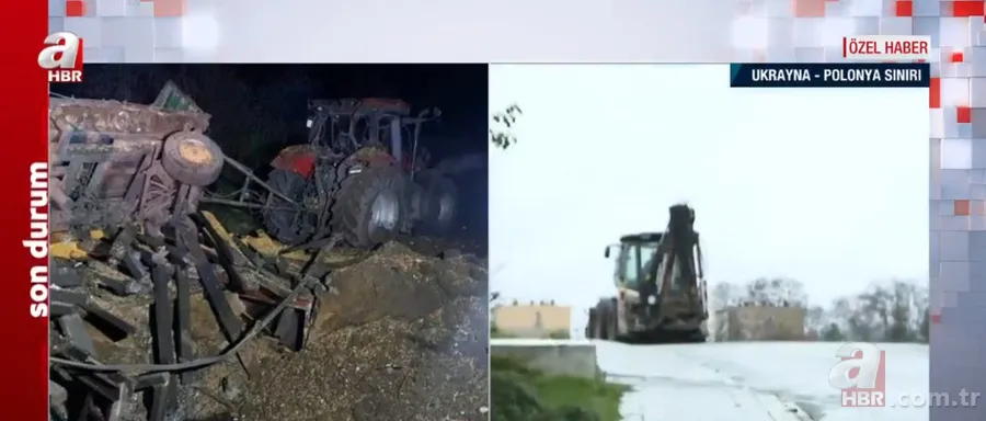 DÜNYANIN GÖZÜNÜ ÇEVİRDİĞİ NOKTA! A Haber Polonya - Ukrayna sınırında 12