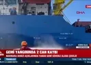 Marmara Denizi’nde gemi yandı